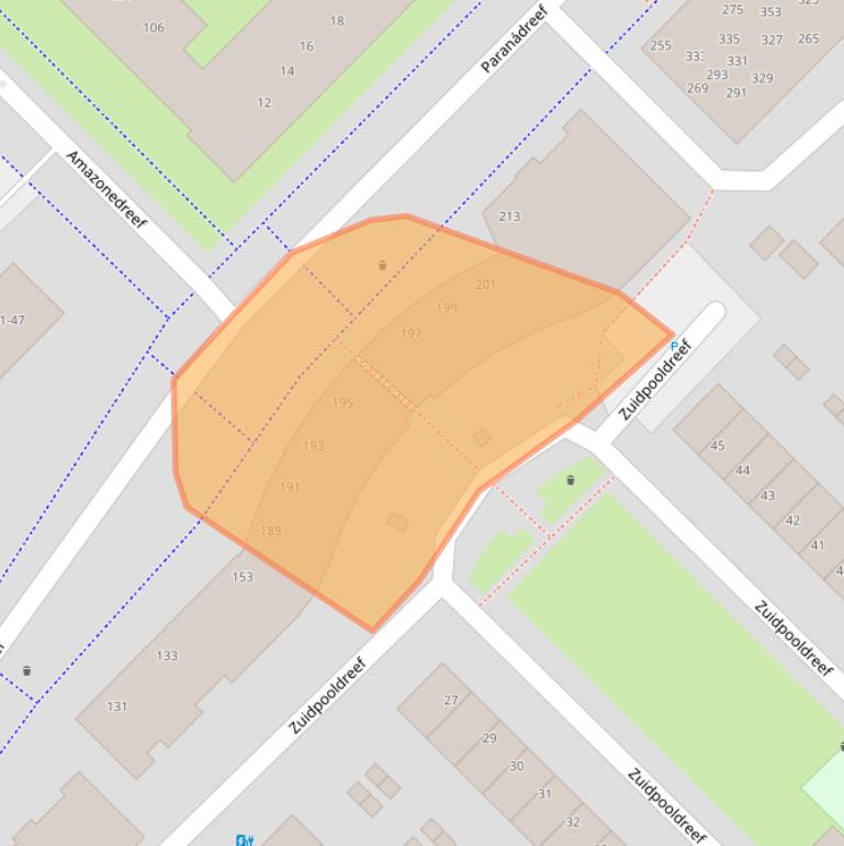Kaart van postcodegebied 3563WJ.