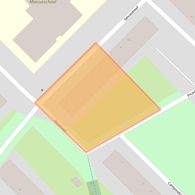 Kaart van postcodegebied 3563XH.