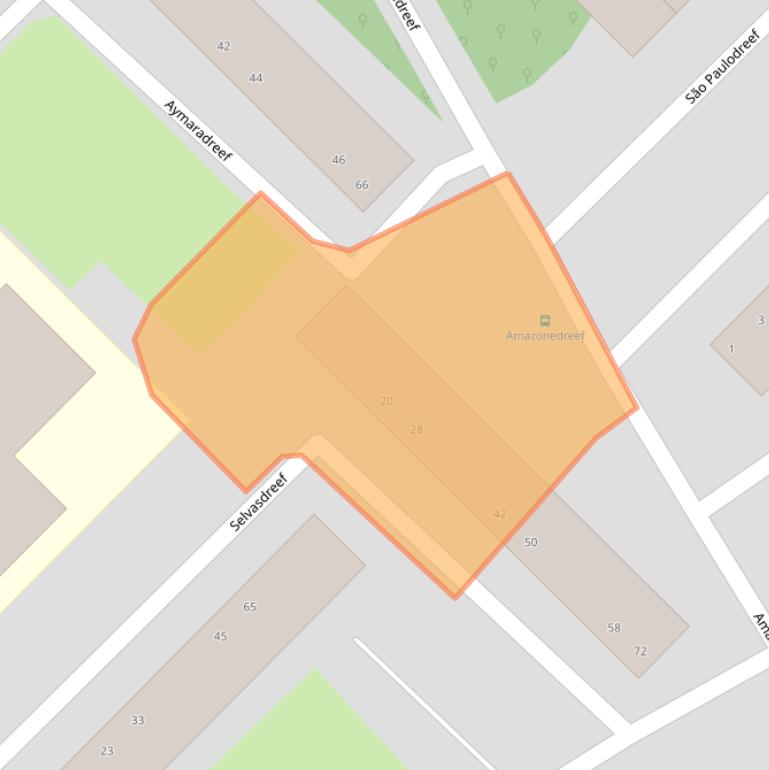 Kaart van postcodegebied 3563XK.