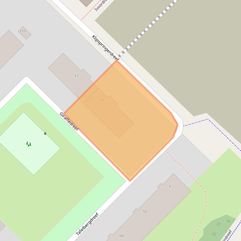 Kaart van postcodegebied 3564AJ.