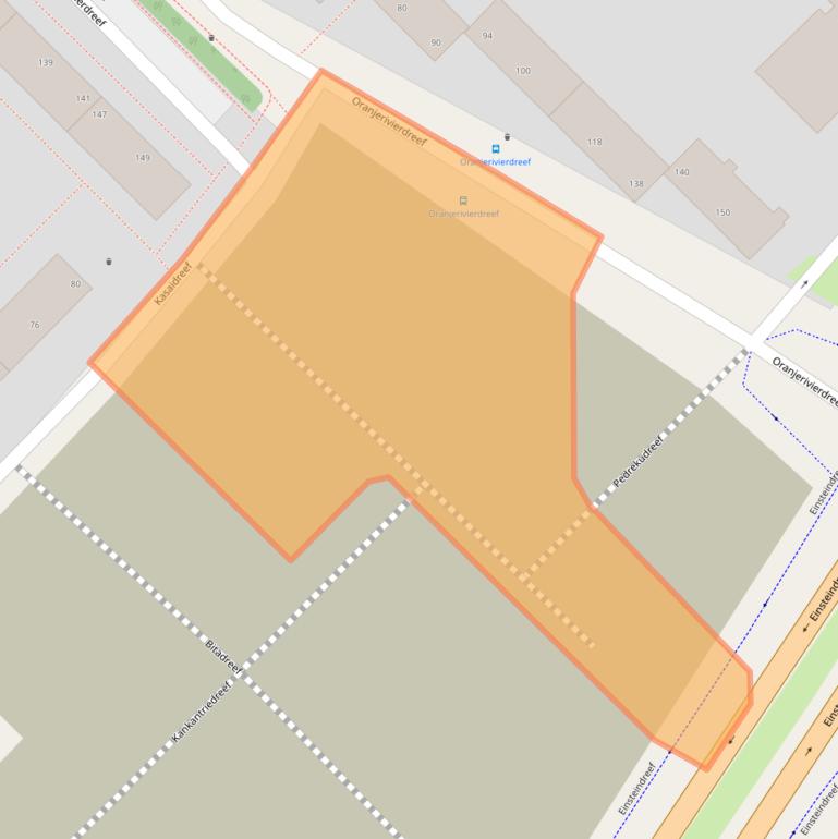 Kaart van postcodegebied 3564AP.