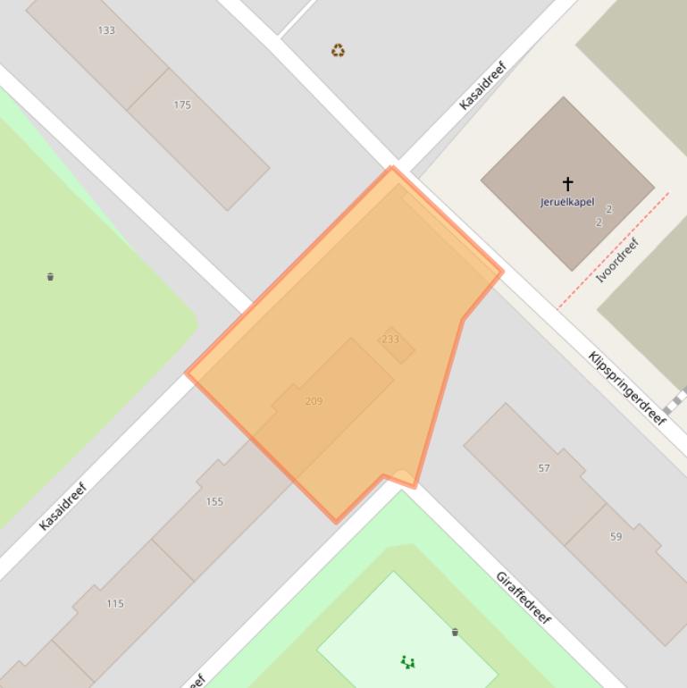 Kaart van postcodegebied 3564AW.