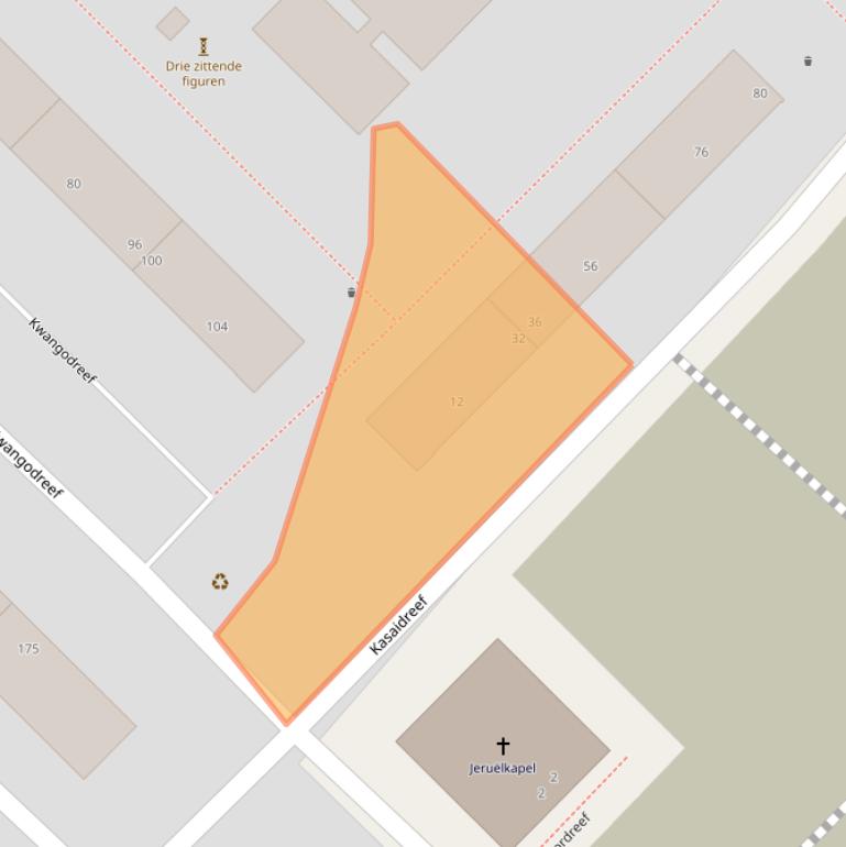 Kaart van postcodegebied 3564AX.