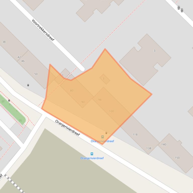 Kaart van postcodegebied 3564BG.