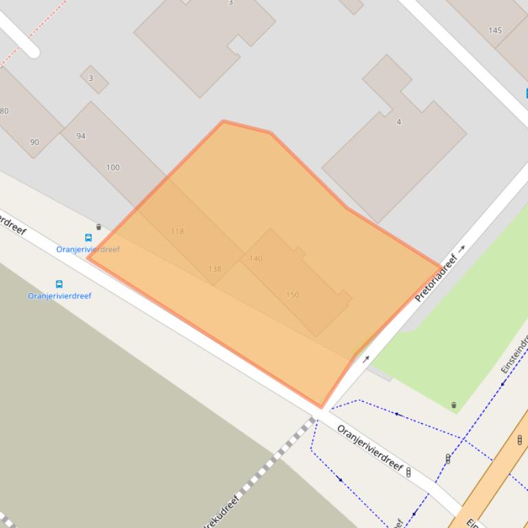 Kaart van postcodegebied 3564BH.