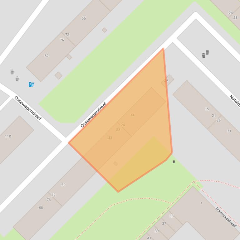 Kaart van postcodegebied 3564BR.