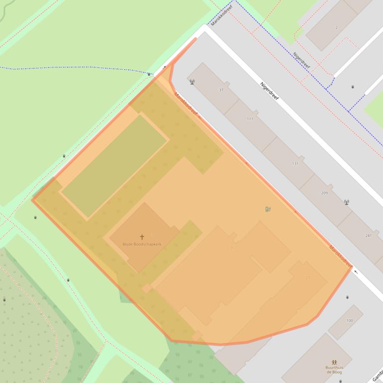 Kaart van postcodegebied 3564EV.