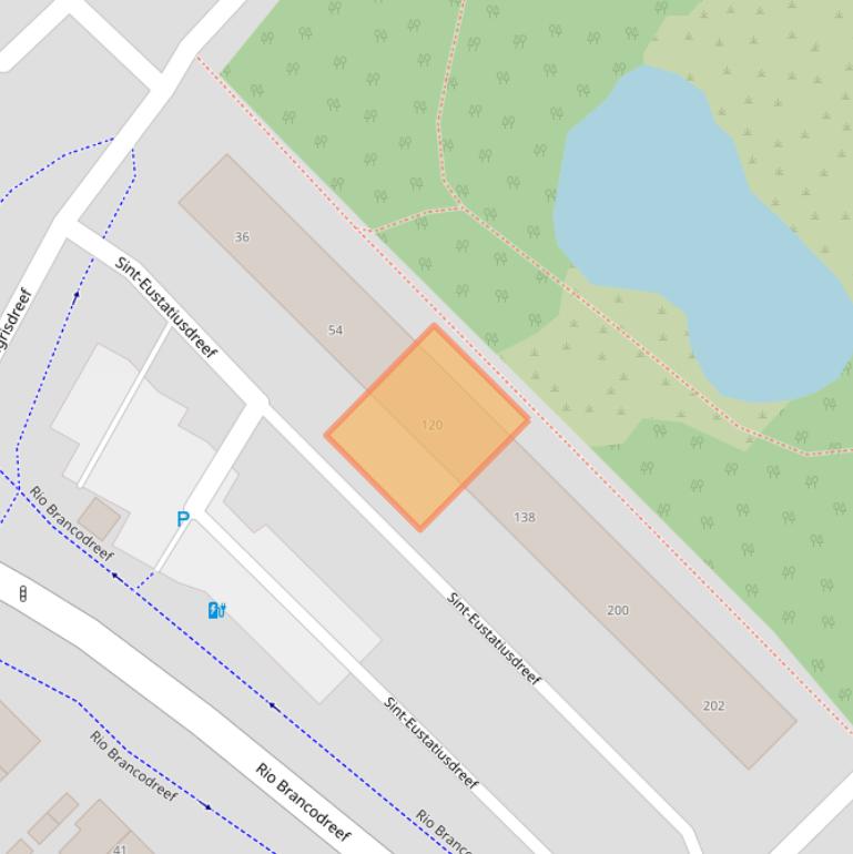 Kaart van postcodegebied 3564GC.