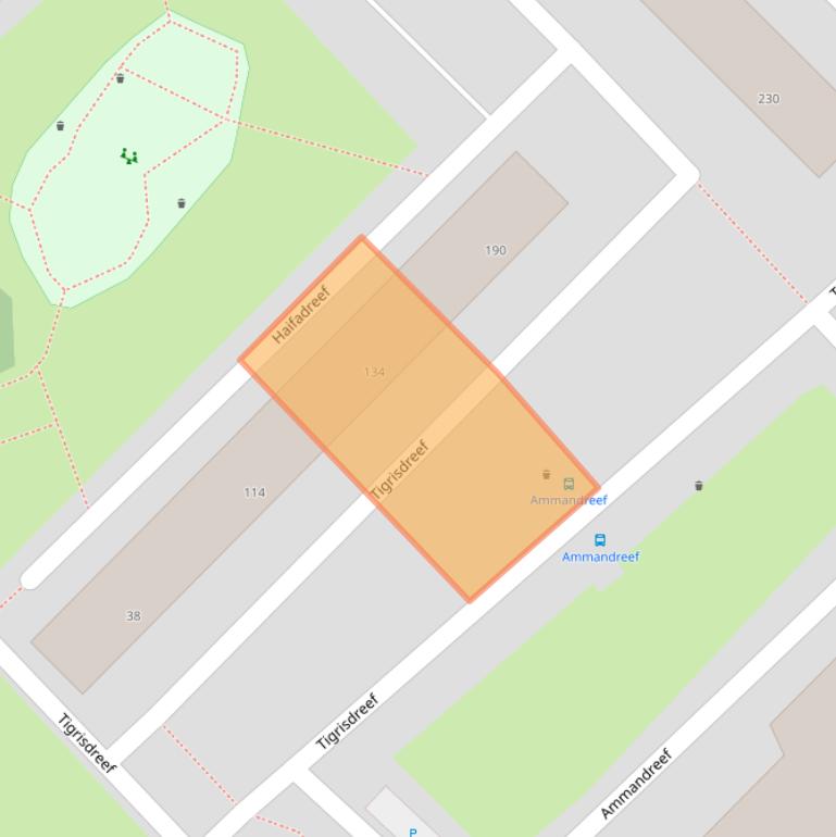 Kaart van postcodegebied 3564GN.