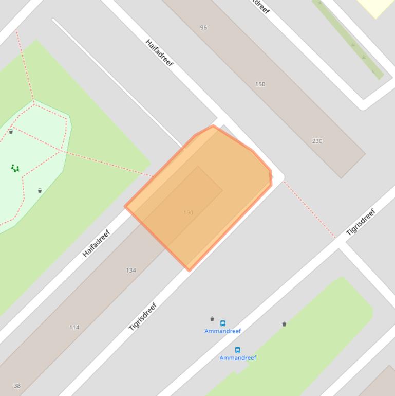 Kaart van postcodegebied 3564GP.