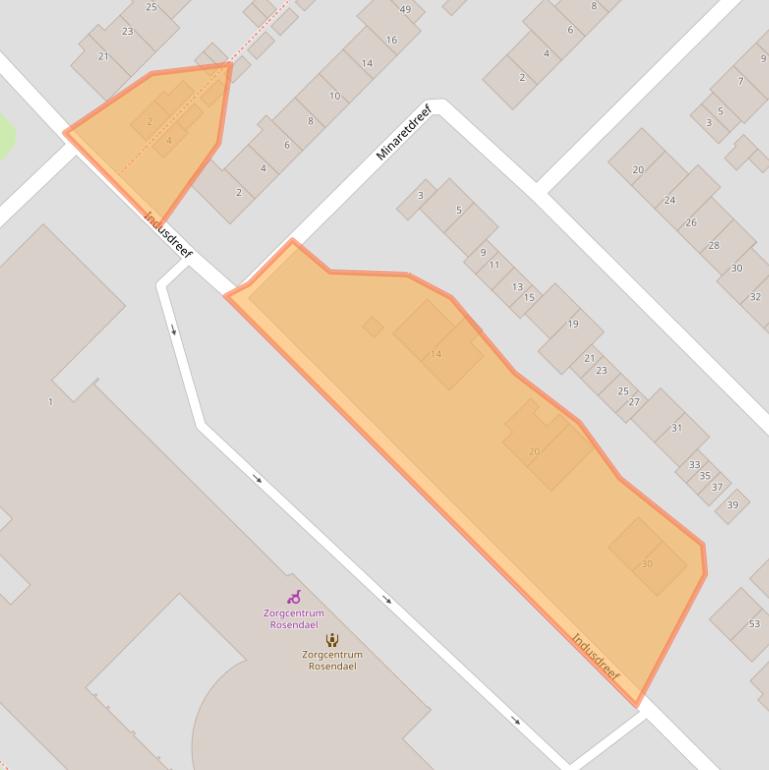 Kaart van postcodegebied 3564GW.