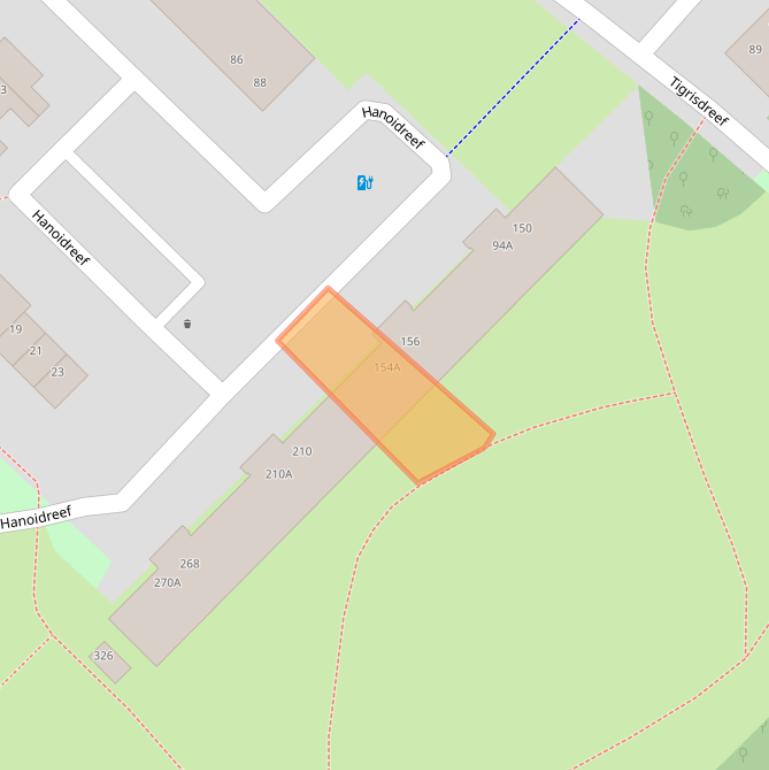 Kaart van postcodegebied 3564HR.