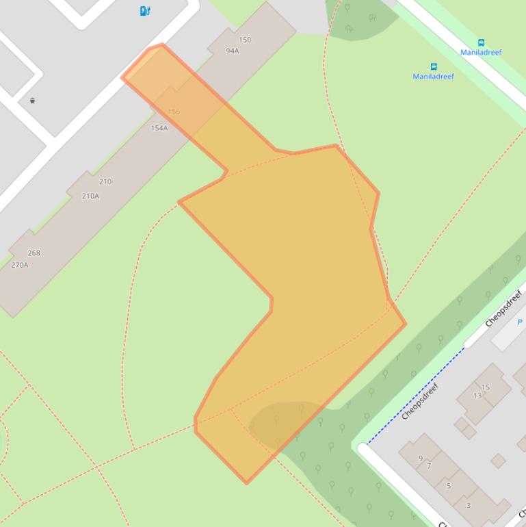 Kaart van postcodegebied 3564HS.