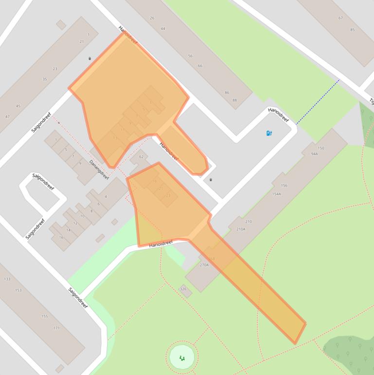 Kaart van postcodegebied 3564HX.