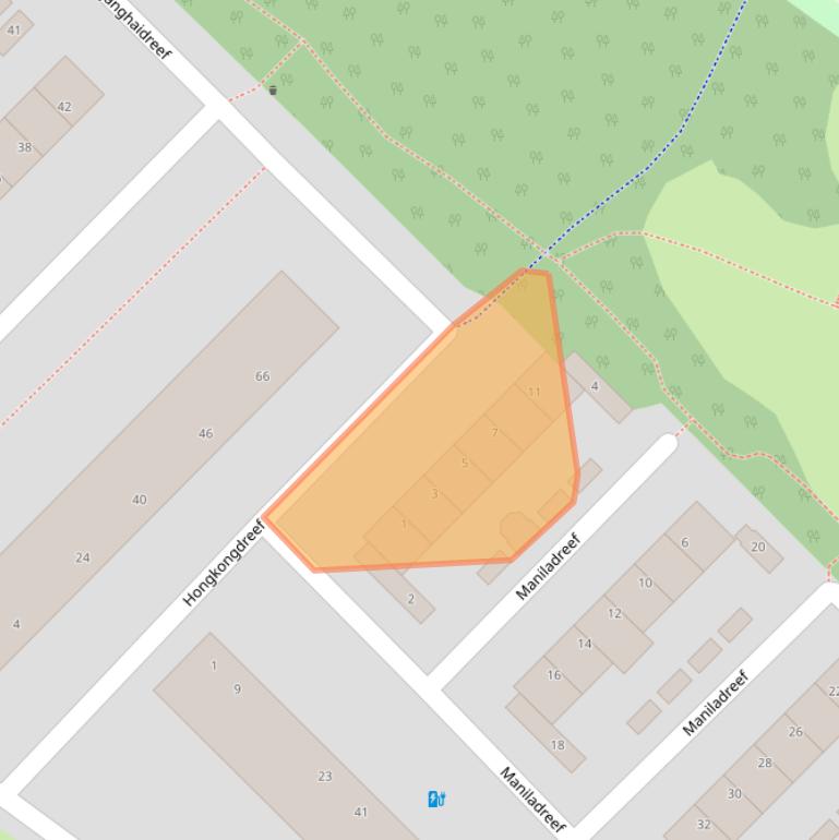 Kaart van postcodegebied 3564JG.