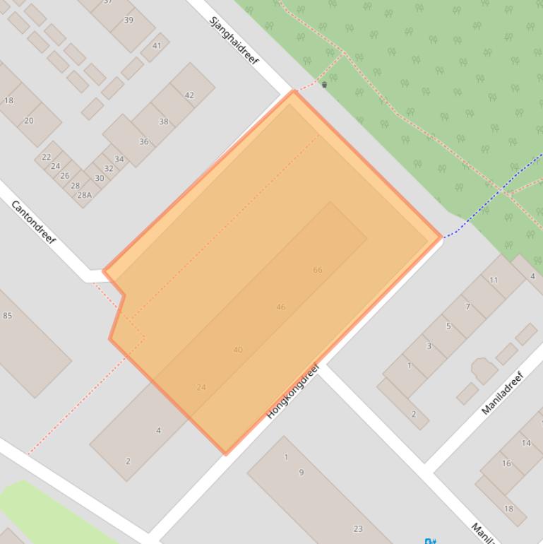 Kaart van postcodegebied 3564JJ.