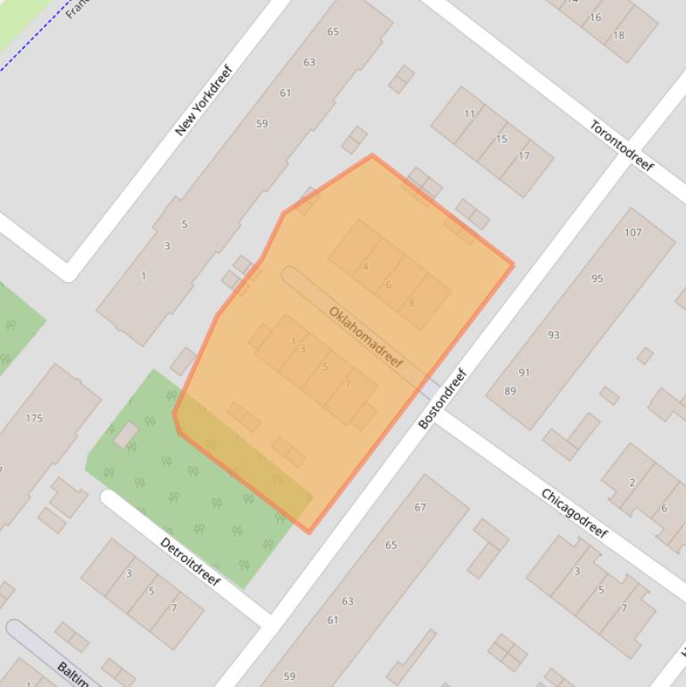 Kaart van postcodegebied 3564KH.