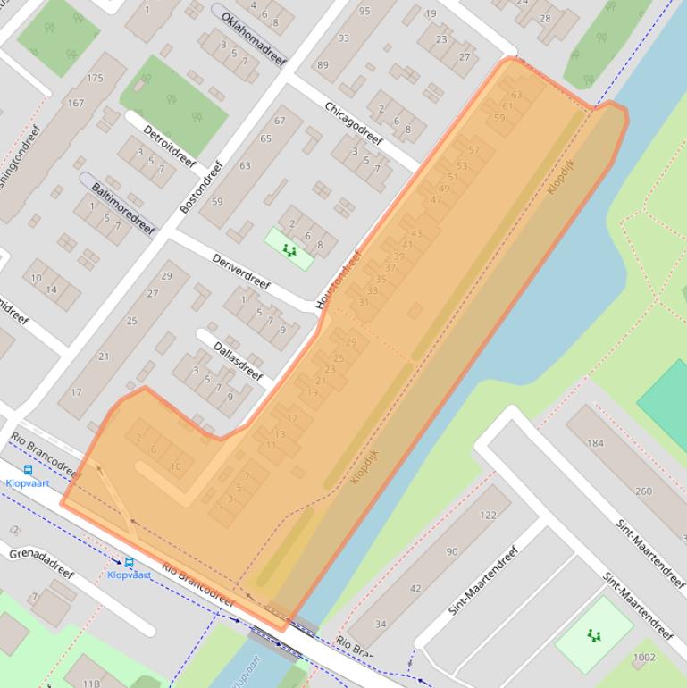 Kaart van postcodegebied 3564KL.