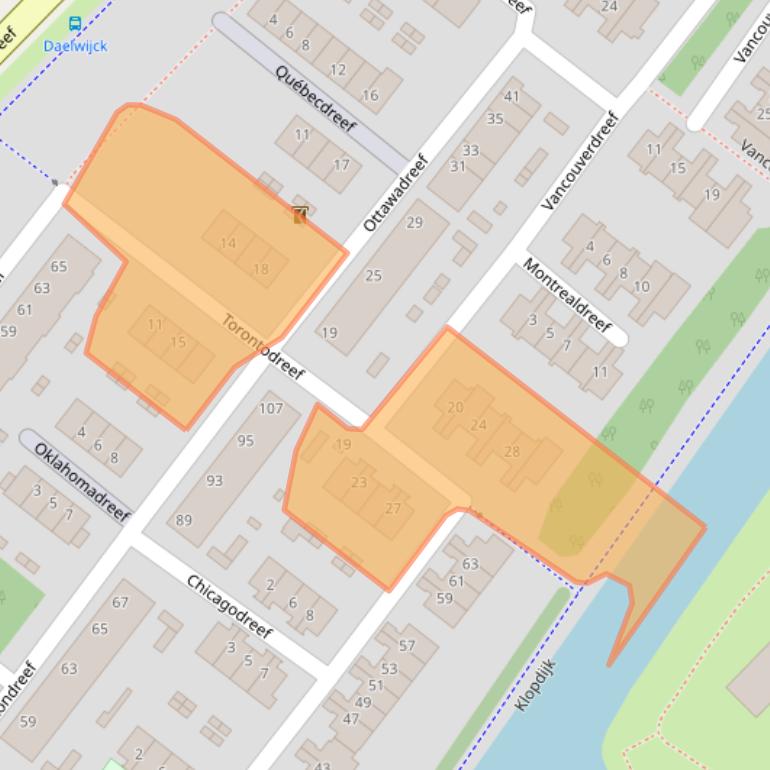 Kaart van postcodegebied 3564KR.