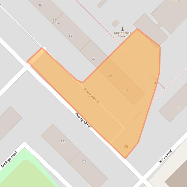 Kaart van postcodegebied 3564PH.