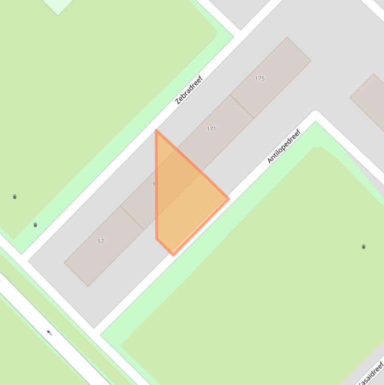 Kaart van postcodegebied 3564PL.