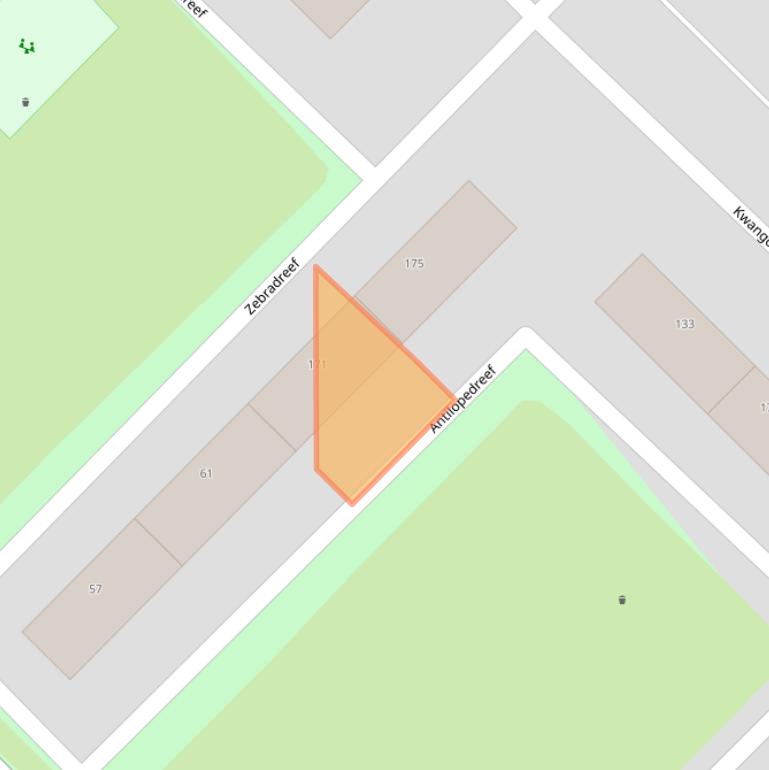 Kaart van postcodegebied 3564PN.