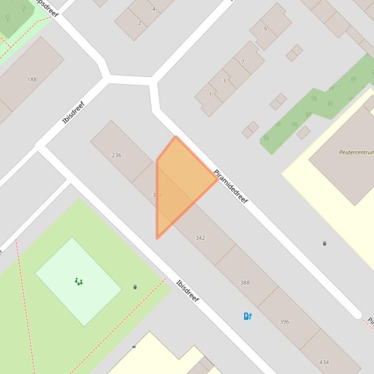 Kaart van postcodegebied 3564RM.