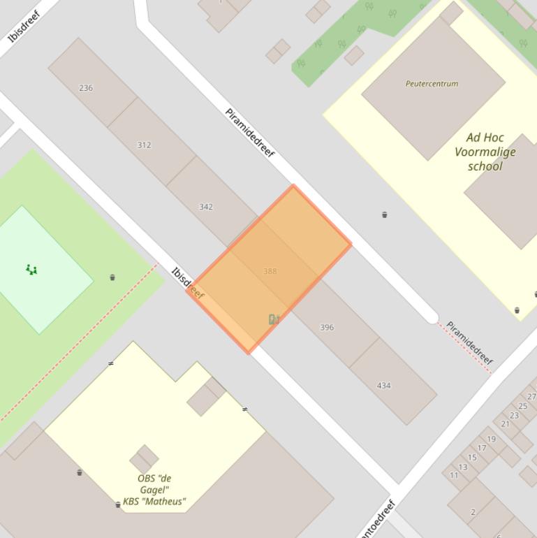 Kaart van postcodegebied 3564RP.