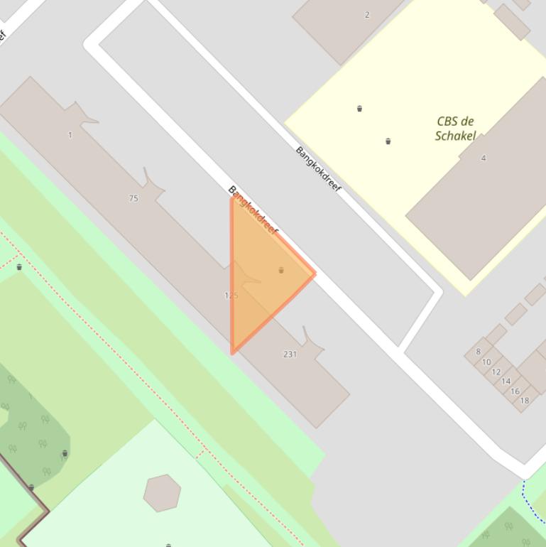 Kaart van postcodegebied 3564SK.