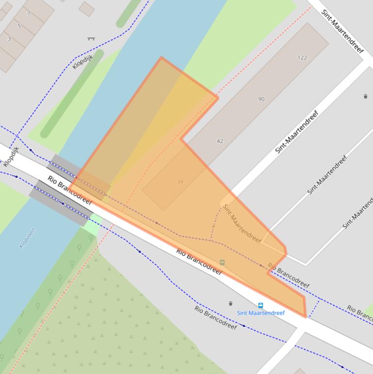 Kaart van postcodegebied 3564TA.