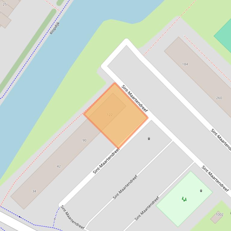 Kaart van postcodegebied 3564TD.