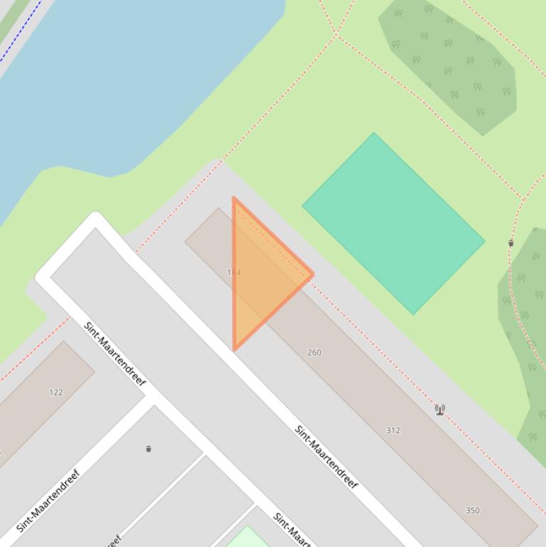 Kaart van postcodegebied 3564TG.