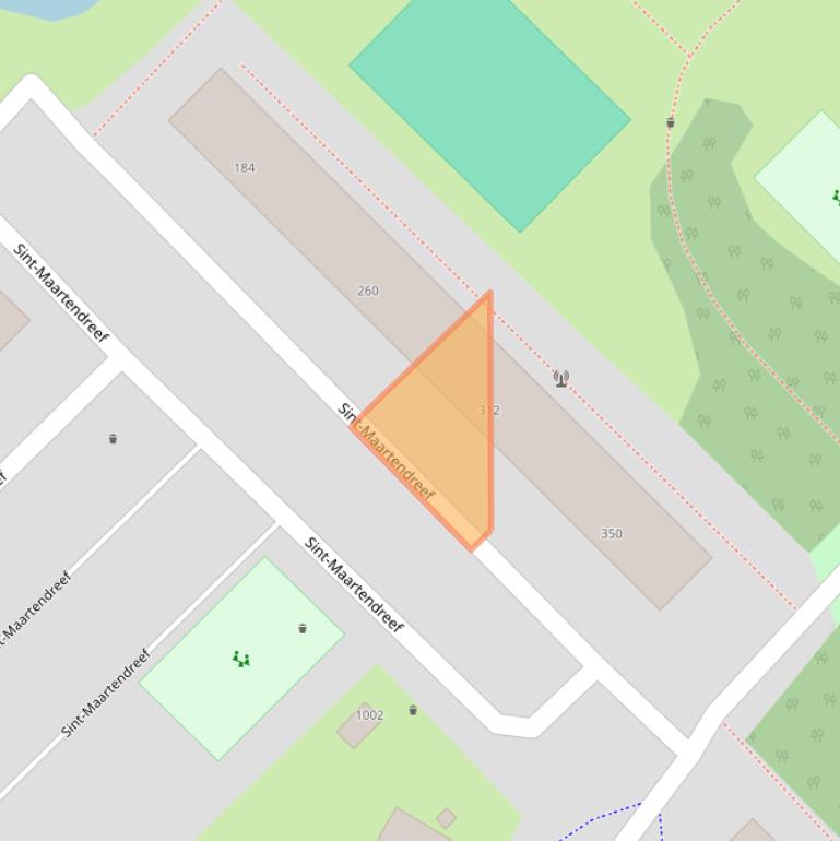 Kaart van postcodegebied 3564TL.