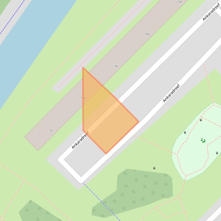 Kaart van postcodegebied 3564VM.