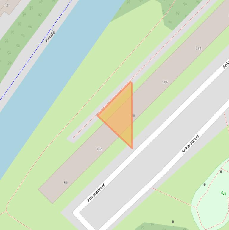 Kaart van postcodegebied 3564VP.