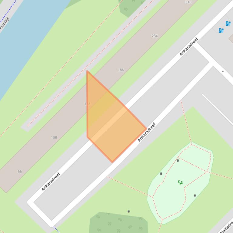 Kaart van postcodegebied 3564VR.