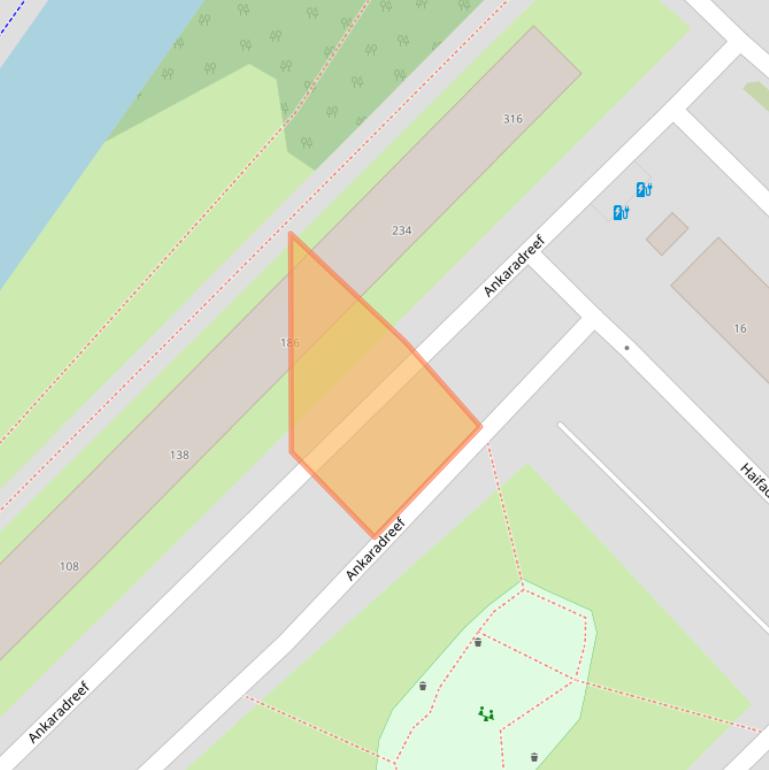 Kaart van postcodegebied 3564VS.