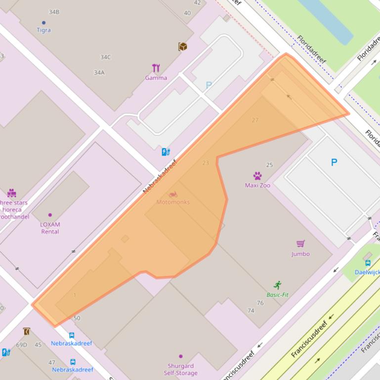 Kaart van postcodegebied 3565AE.