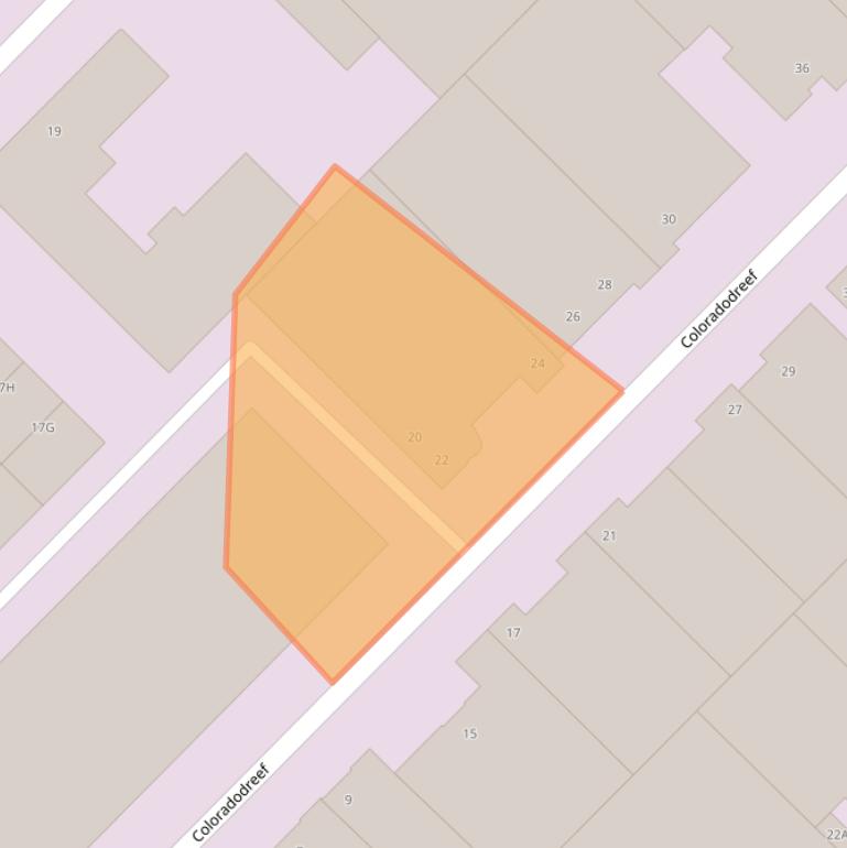 Kaart van postcodegebied 3565BT.