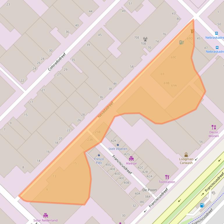 Kaart van postcodegebied 3565CA.