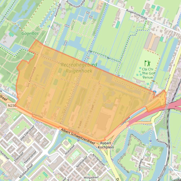 Kaart van postcodegebied 3566ME.