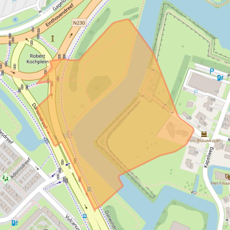 Kaart van postcodegebied 3566MR.