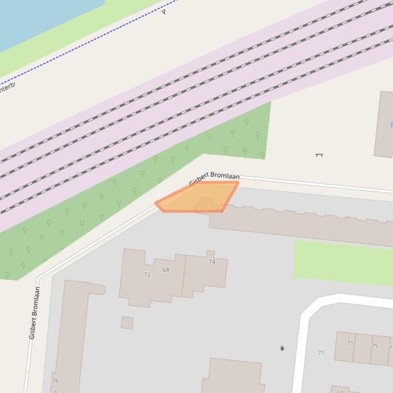 Kaart van postcodegebied 3571AL.