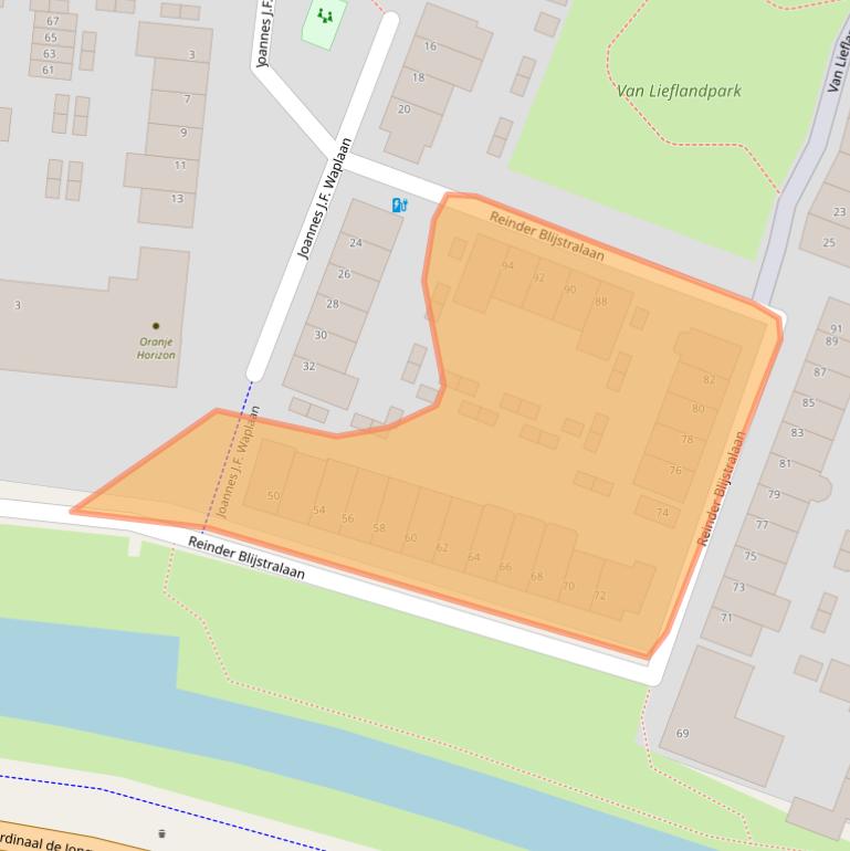 Kaart van postcodegebied 3571AT.