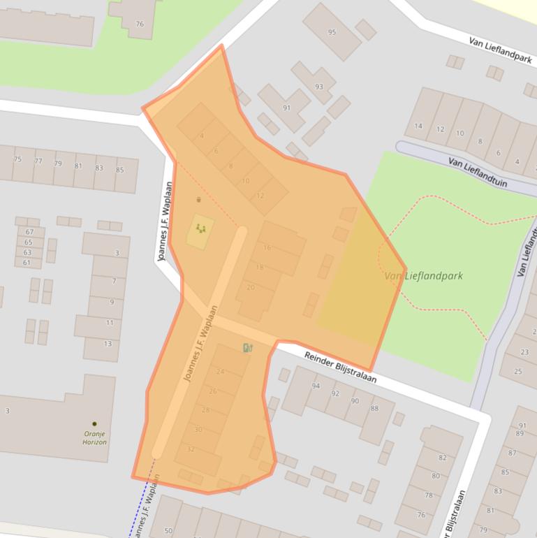 Kaart van postcodegebied 3571AW.