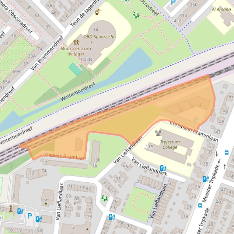 Kaart van postcodegebied 3571AX.