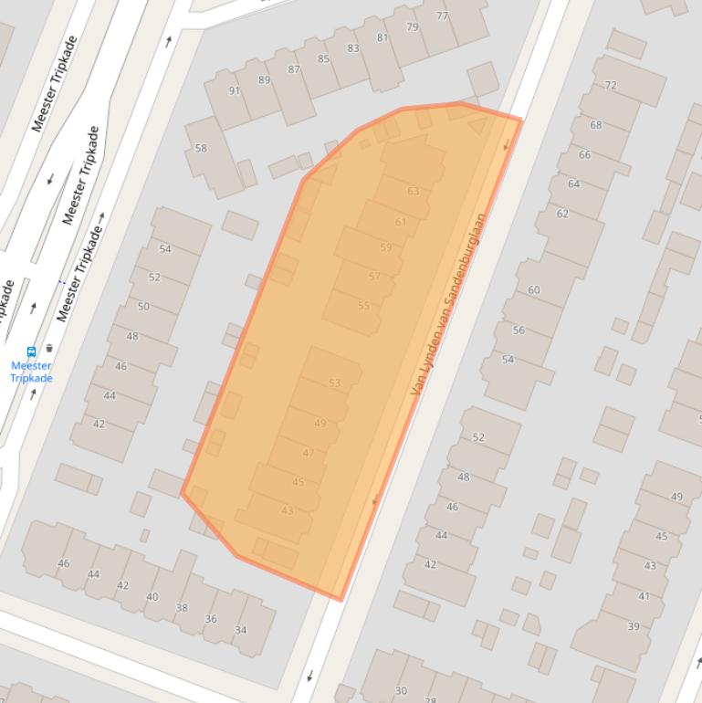 Kaart van postcodegebied 3571BB.