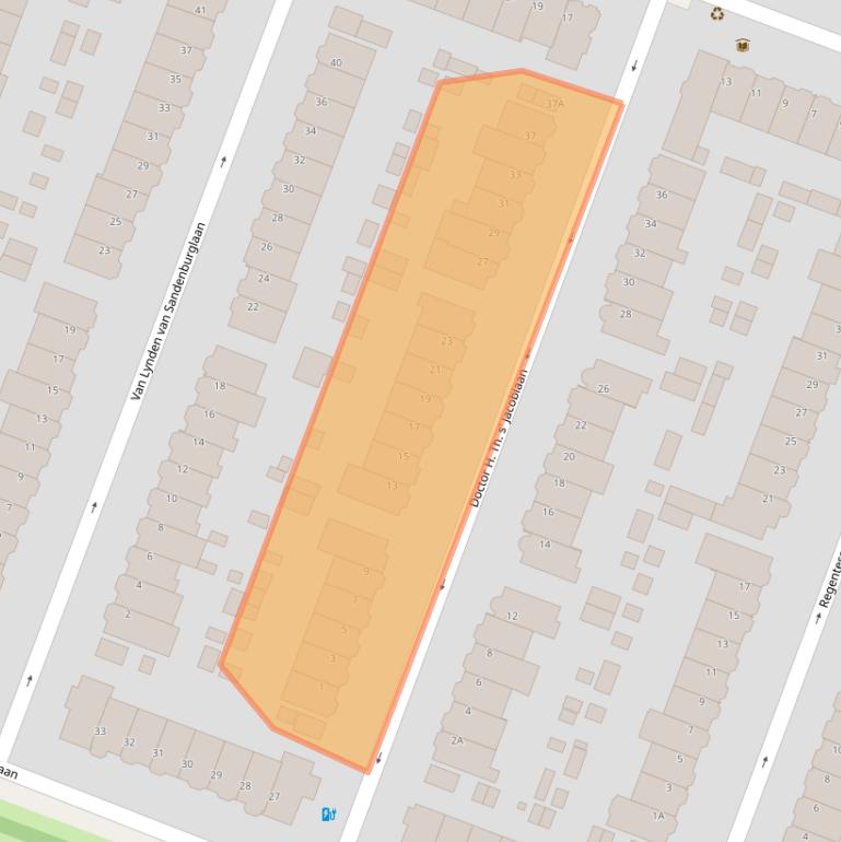 Kaart van postcodegebied 3571BK.