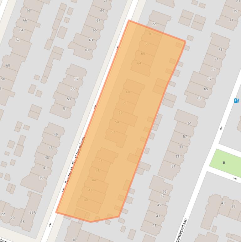 Kaart van postcodegebied 3571BN.