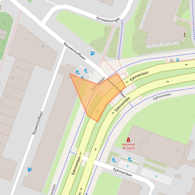 Kaart van postcodegebied 3571HM.